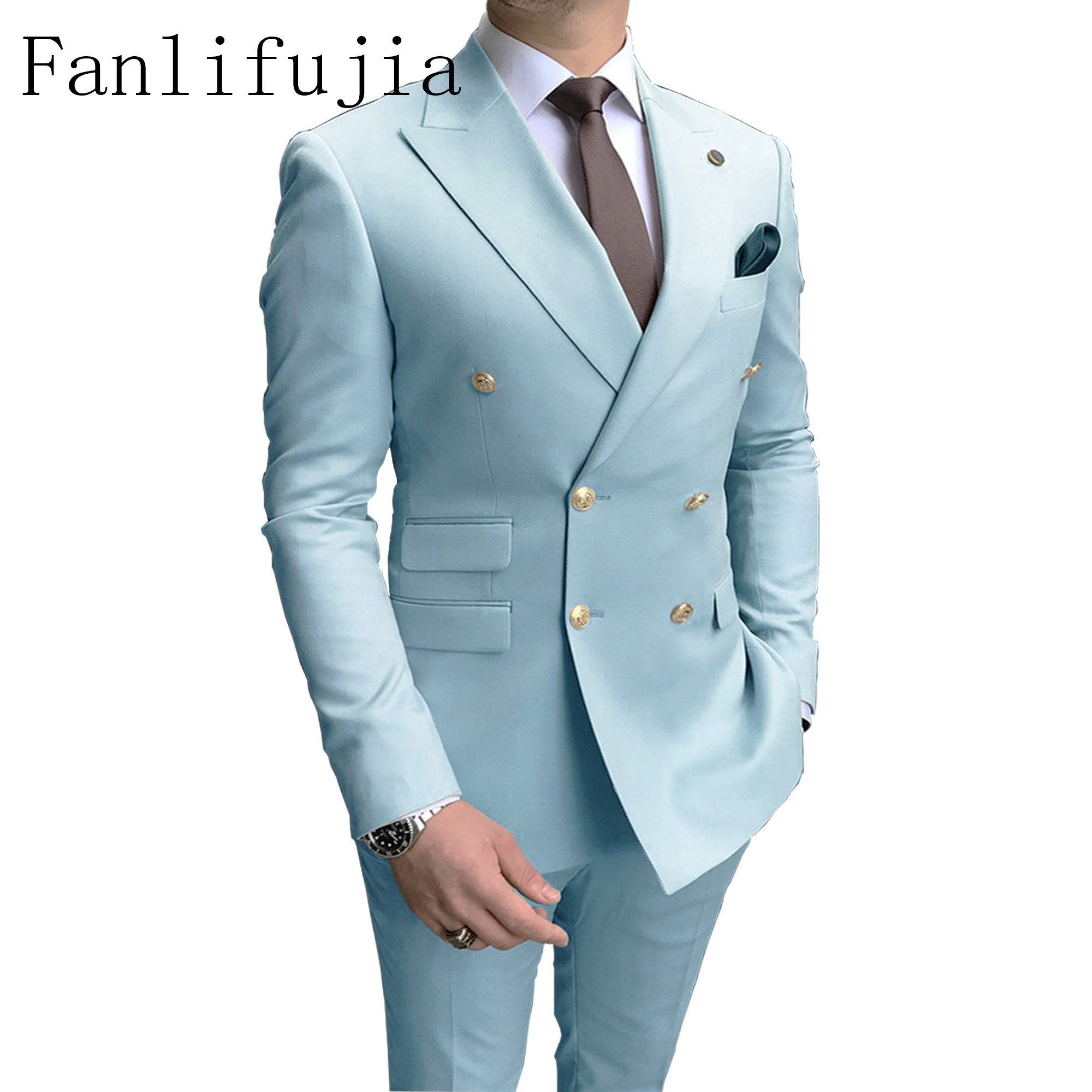 Men'S Grooming Store - Fanlifujia Store 2024 Casual Sky Blue
