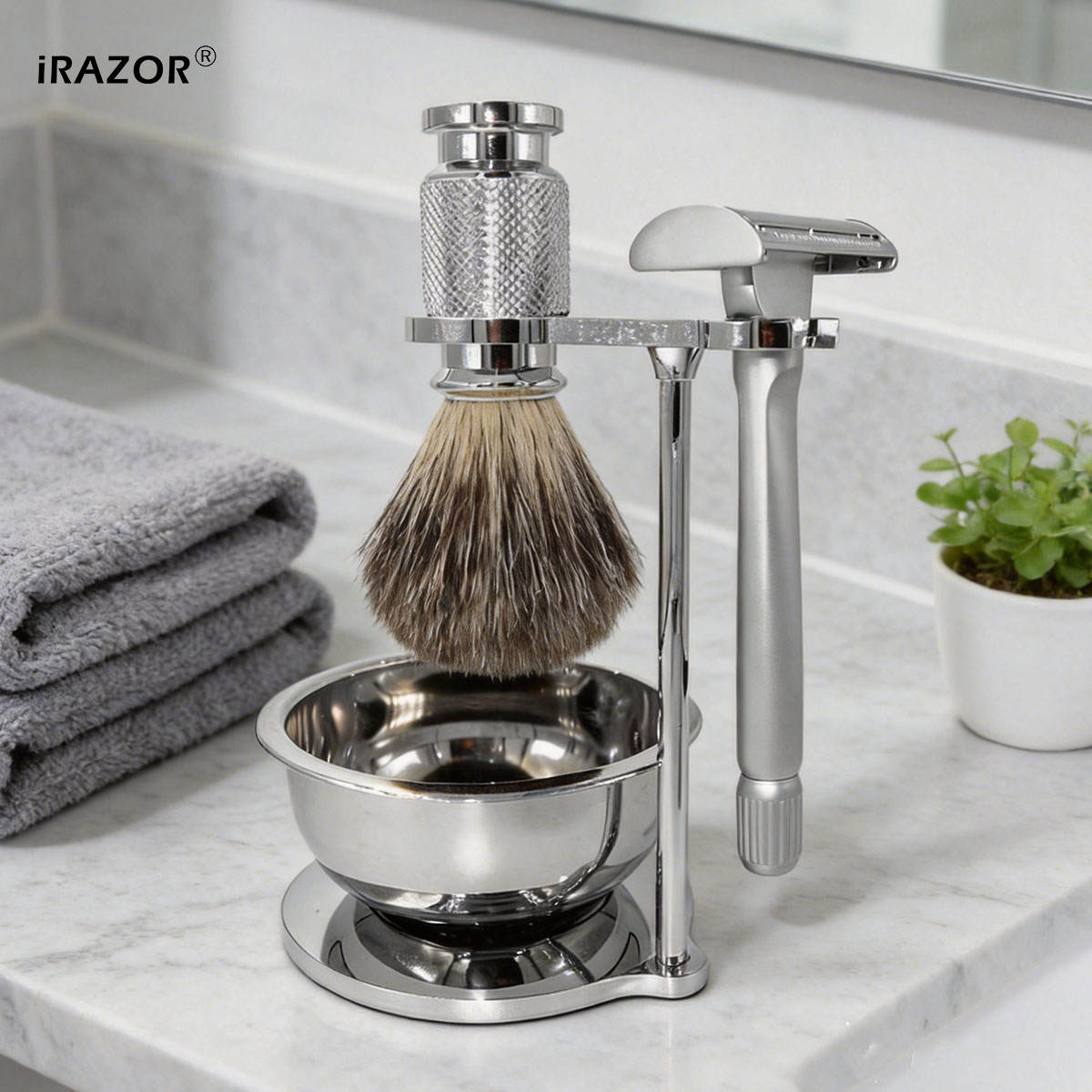 iRAZOR Butterfly Open Double E - огляд і ціна Mens Grooming Kit Gift