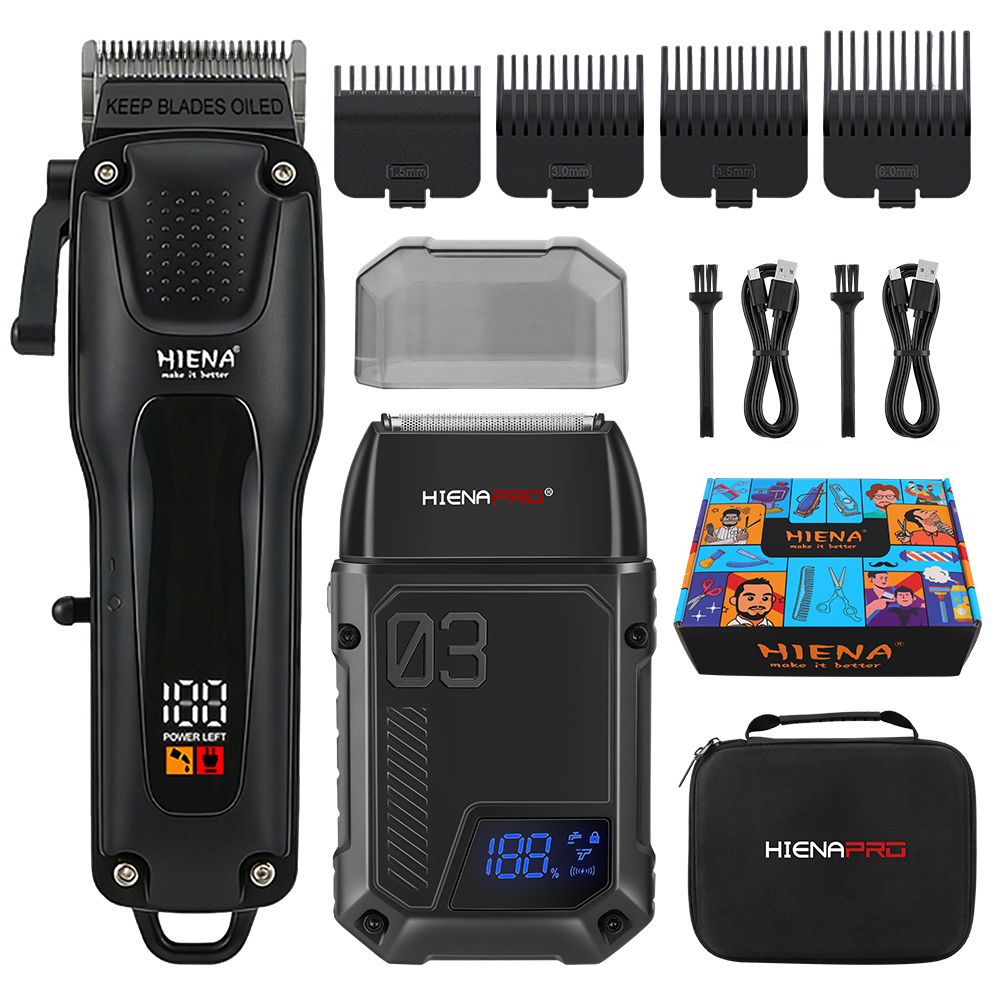 HIENA PRO 2-in-1 Cordless Hair - огляд і ціна Mens Grooming Kit Gift