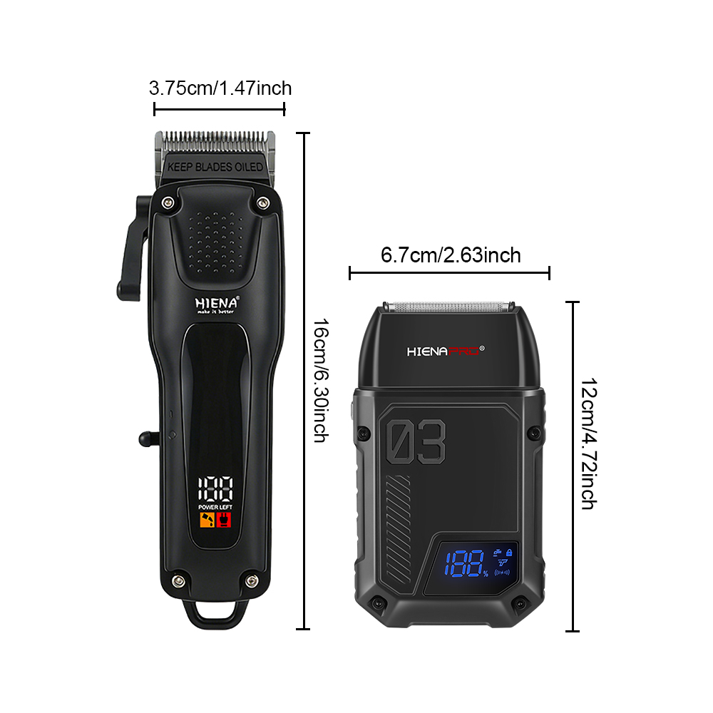 HIENA PRO 2-in-1 Cordless Hair - огляд і ціна Mens Grooming Kit Gift