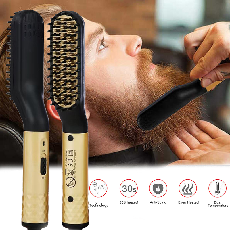 Portable Heated Hair Straighte - огляд і ціна Men'S Grooming Brush