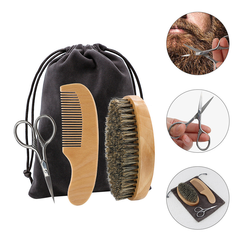 1Set Beard Styling Set for Men - огляд і ціна Men'S Grooming Brush