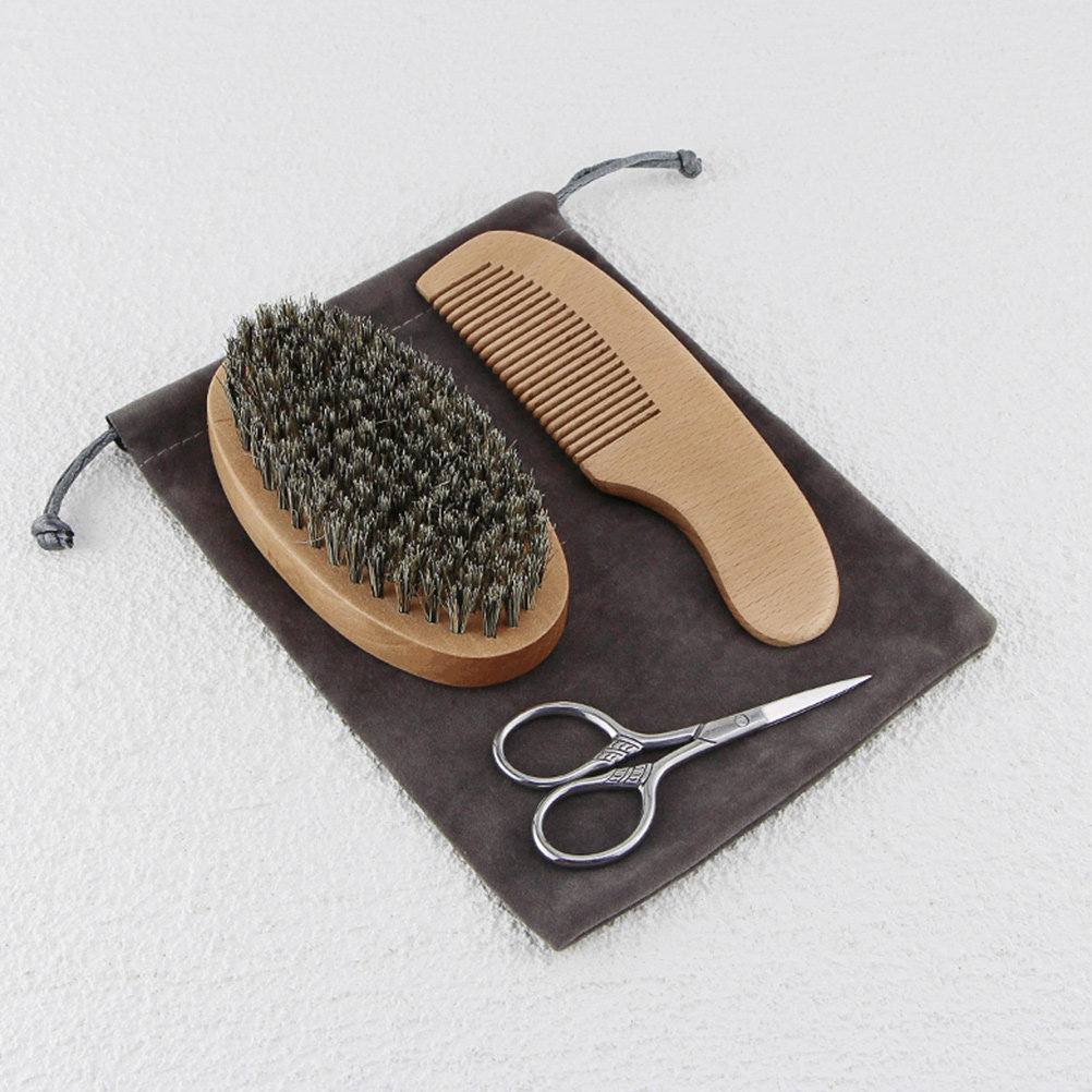 1Set Beard Styling Set for Men - огляд і ціна Men'S Grooming Brush