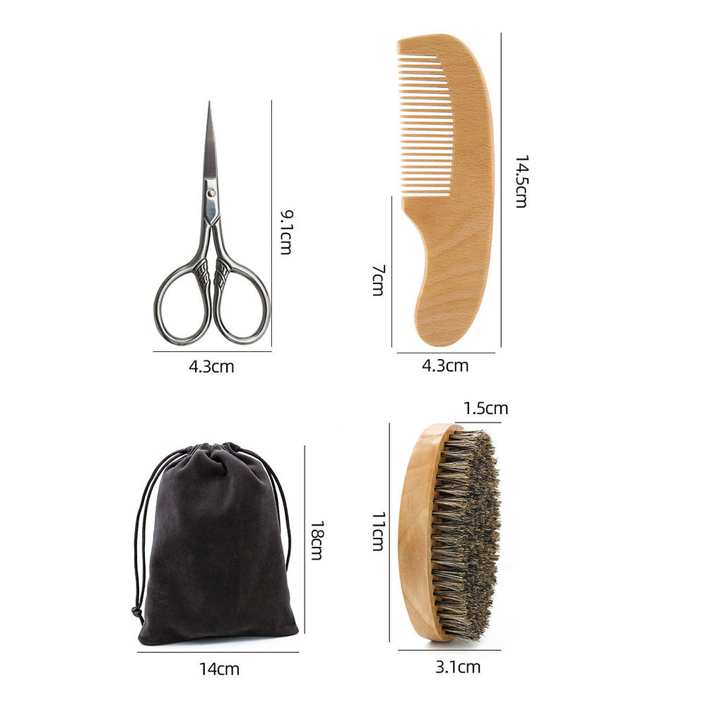 1Set Beard Styling Set for Men - огляд і ціна Men'S Grooming Brush